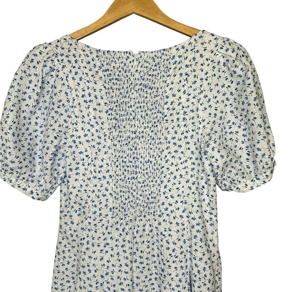 Reformation Coucou Hanna Linen Dress. Sz: 8 - Picture 8 of 14